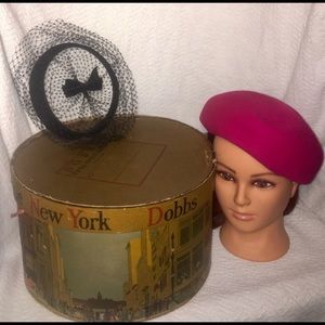 RARE! Vintage Hats & Hat Box Lot- 1940's/1950’s